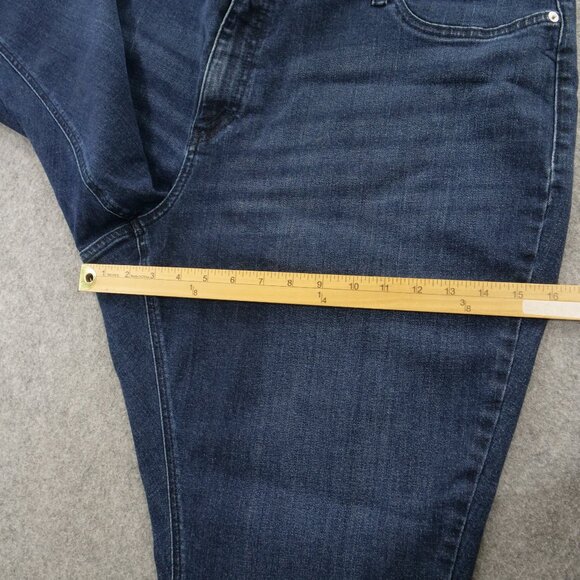 Volcom Jeans Womens 24 W Plus Blue Skinny Ankle Legging Fit Stretch Zip Fly - Picture 13 of 16